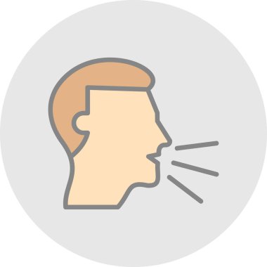 Bir erkek simgesinin vektör illüstrasyonu