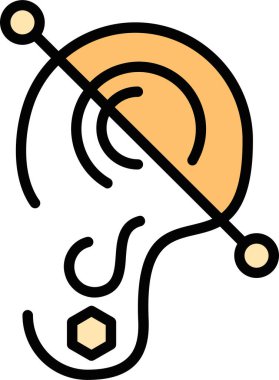 uydu anteni simgesi. uydu anten anten vektör simgesi rengi düz izole