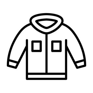 Ceket simge vektör çizim