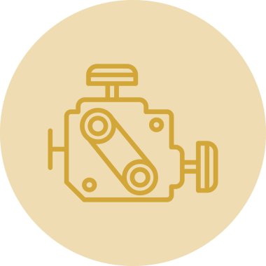 Modern simgenin vektör illüstrasyonu