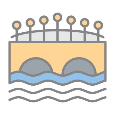 Su simgesinin vektör illüstrasyonu