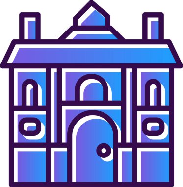 Cami. Web simgesi basit illüstrasyon