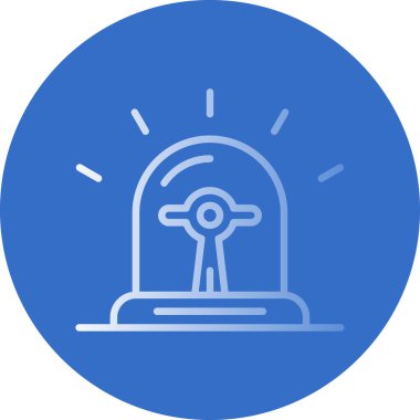 Bir çan simgesinin vektör illüstrasyonu