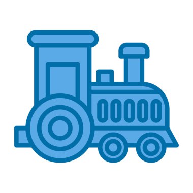 Toy train. web icon simple design