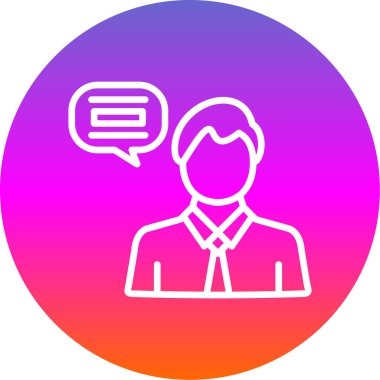 man simgesi vektör illüstrasyonu