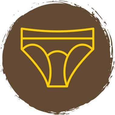 İç çamaşırı ikonu. düz dizayn. Vektör illüstrasyonu 8.