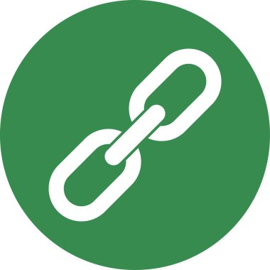 Zincir simgesi, vektör illüstrasyonu