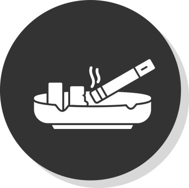 sigara izmariti illüstrasyonu