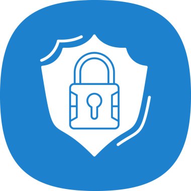 güvenli simge vektör çizim 