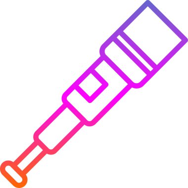 Enjeksiyon. Web simgesi basit illüstrasyon