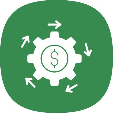 Web ve mobil uygulama tasarımınız için para simgesi, dolar logosu konsepti 