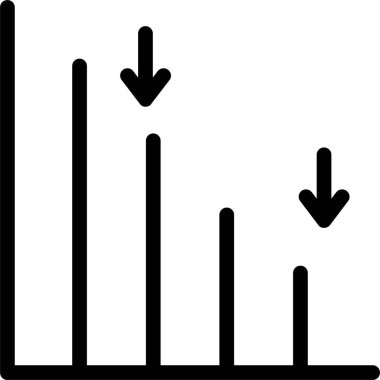 grafik grafik simgesi ana hat biçiminde