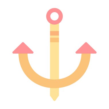 Çapa. Web simgesi basit illüstrasyon 