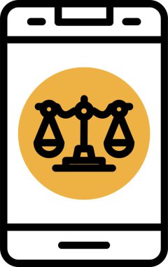 Cep telefonu. Basit resimleme