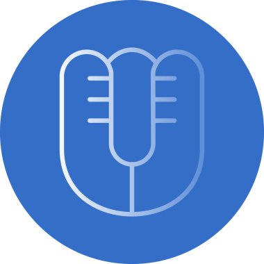 Müzik simgesinin vektör illüstrasyonu