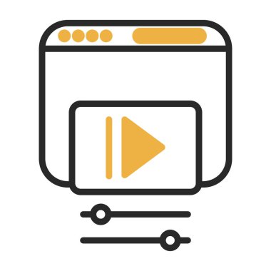 ortam simgesine sahip video oynatıcı