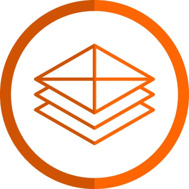 Ok. Web simgesi basit illüstrasyon