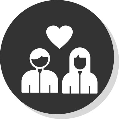 vektör çift illüstrasyonu