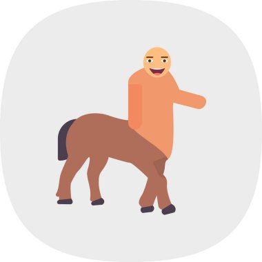 Centaur simgesi, ince çizgi biçimi 