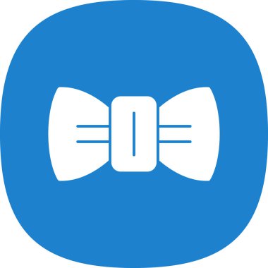 Mavi Papyon simgesi, vektör illüstrasyonu basit tasarım