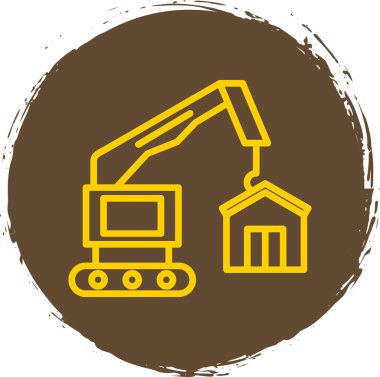 inşaat simgesi vektör illüstrasyonu