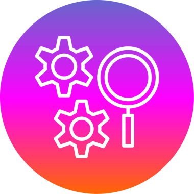 arama motoru optimizasyon simgesi düz biçimli 