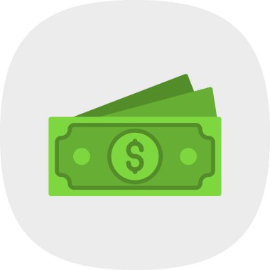 Web ve mobil uygulama tasarımınız için para simgesi, dolar logosu konsepti 