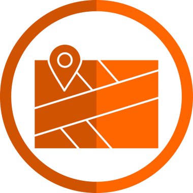 konum pin konum simgesi, vektör arkaplan 