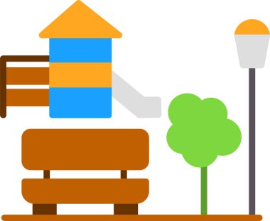 Bir evin vektör illüstrasyonu