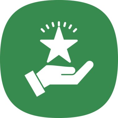 El simgesinin vektör illüstrasyonu 