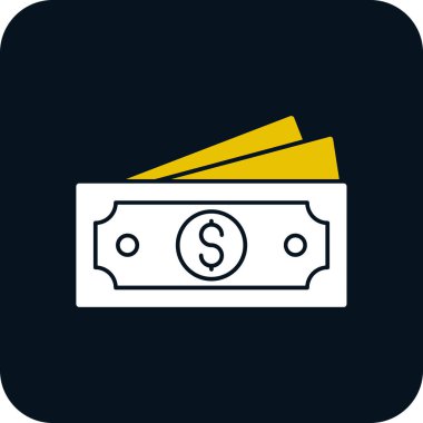 Web ve mobil uygulama tasarımınız için para simgesi, dolar logosu konsepti 