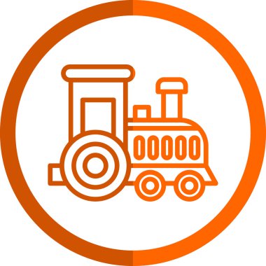 Toy train. web icon simple design