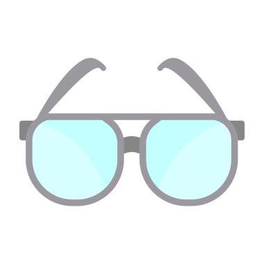 Güneş gözlüklerinin vektör illüstrasyonu modern grafik simgesi                       