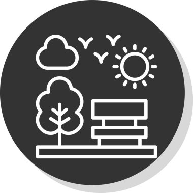 bulut hesaplama simgesi, vektör illüstrasyonu