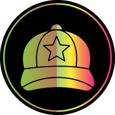 Kaptan simgesi, vektör illüstrasyonu