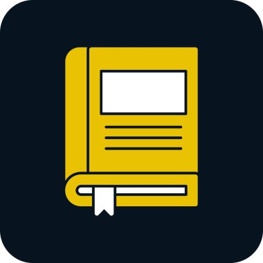 kitap simgesi, vektör illüstrasyonu basit tasarım