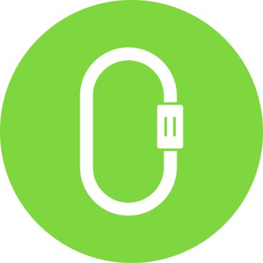 Karabina simgesi, vektör illüstrasyonu