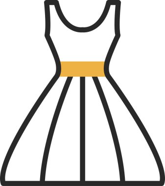 elbise simgesi, vektör illüstrasyonu basit tasarım