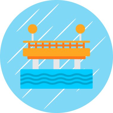 Su. Web simgesi basit illüstrasyon