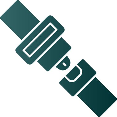 Emniyet kemeri kutsal kişilerin resmi, vektör çizim 