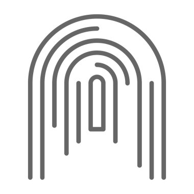 İnce çizgi biçiminde köprü simgesi.