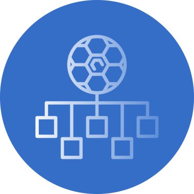 Ağ simgesi. İş konsepti. vektör illüstrasyonu