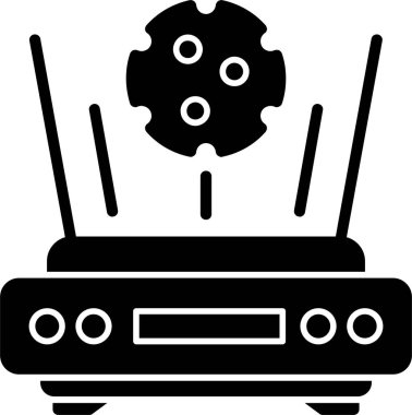 Yönlendirici. Web simgesi basit illüstrasyon