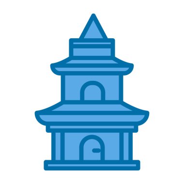 kilise simgesi vektör illüstrasyonu