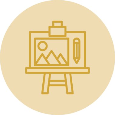 Resim simgesinin vektör illüstrasyonu