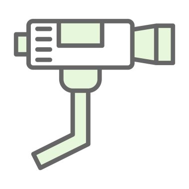 CCTV kamera simgesi, vektör illüstrasyonu