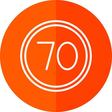 75 yılın vektör illüstrasyonu