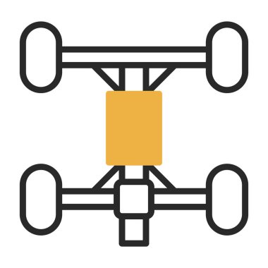 Halter. Web simgesi basit illüstrasyon