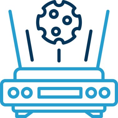 Yönlendirici. Web simgesi basit tasarım