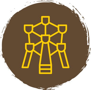 şebeke. Web simgesi basit illüstrasyon